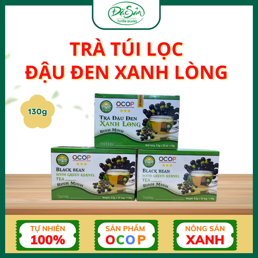 Trà Đậu Đen Xanh Lòng - Bình Minh