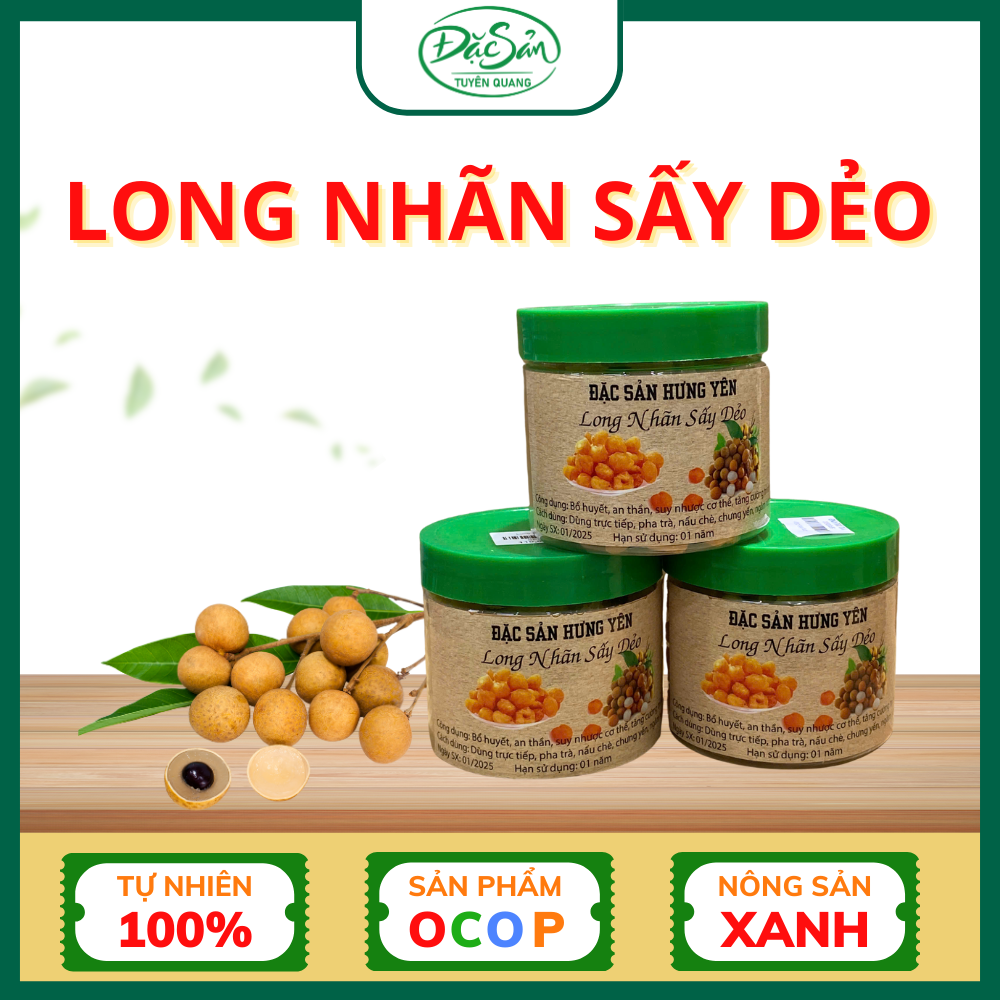 Long Nhãn Sấy Dẻo 250g