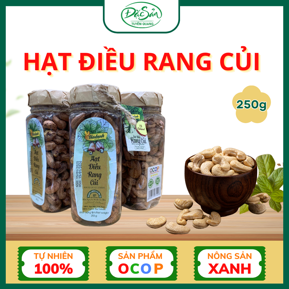 Hạt Điều Rang Củi 250g