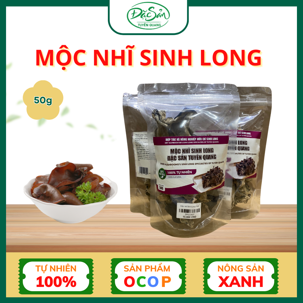 Mộc Nhĩ Sinh Long 50g
