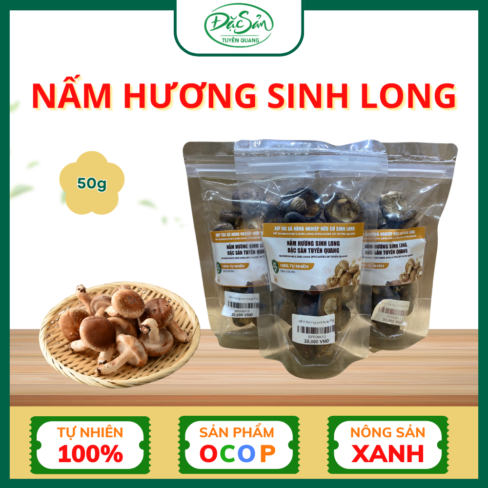 Nấm Hương Sinh Long 50g
