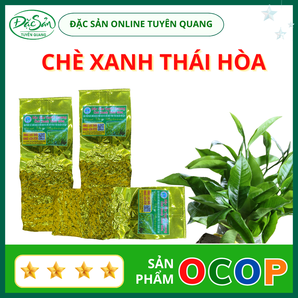 Chè Xanh Thái Hòa - Vàng 200g