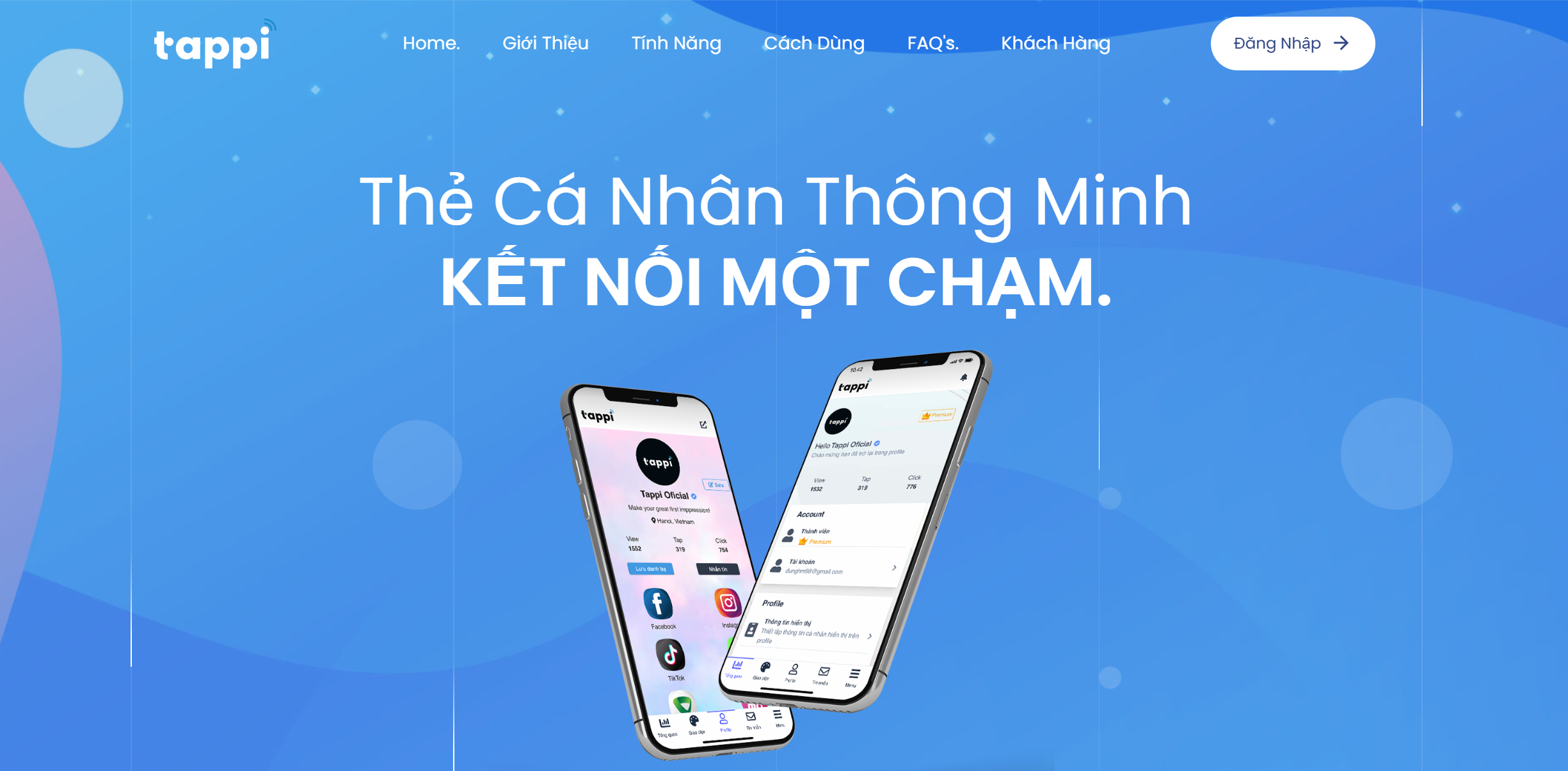 Tappi.vn - Thẻ Cá Nhân Thông Minh, Danh Thiếp Điện Tử Hàng Đầu Việt Nam