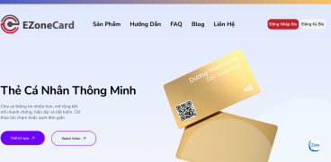 EZoneCard - Danh Thiếp Thông Minh, Cá Tính & Đa Chất Liệu