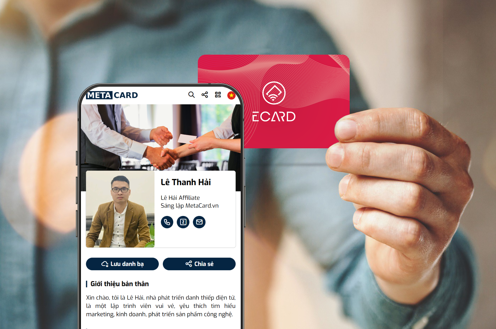 ECard Doanh Nghiệp – Danh Thiếp Thông Minh, Đồng Bộ Thương Hiệu Doanh Nghiệp