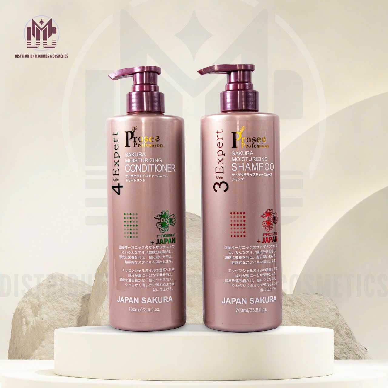 Cặp Gội Xả Prosee Sakura Tím 700ml – Cho Tóc Dầu, Giảm Bết Dính & Chống Rụng