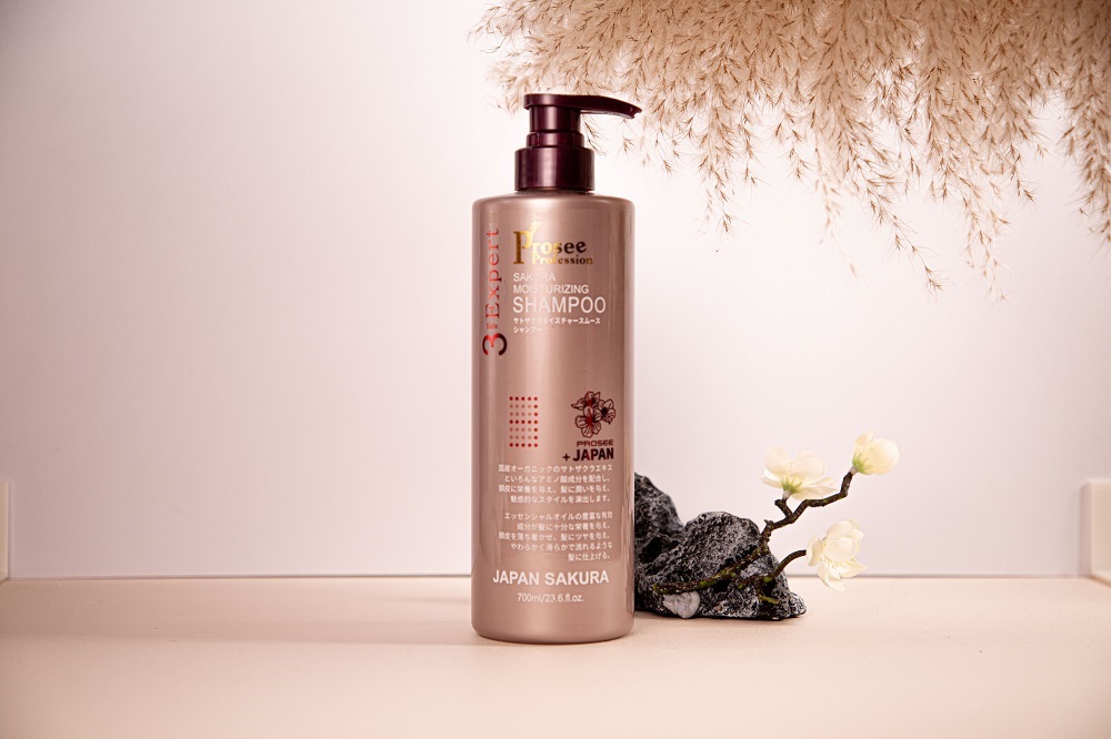 Dầu Gội Prosee Sakura Tím 700ml PS4 – Cho Tóc Dầu, Giảm Bết Dính & Chống Rụng