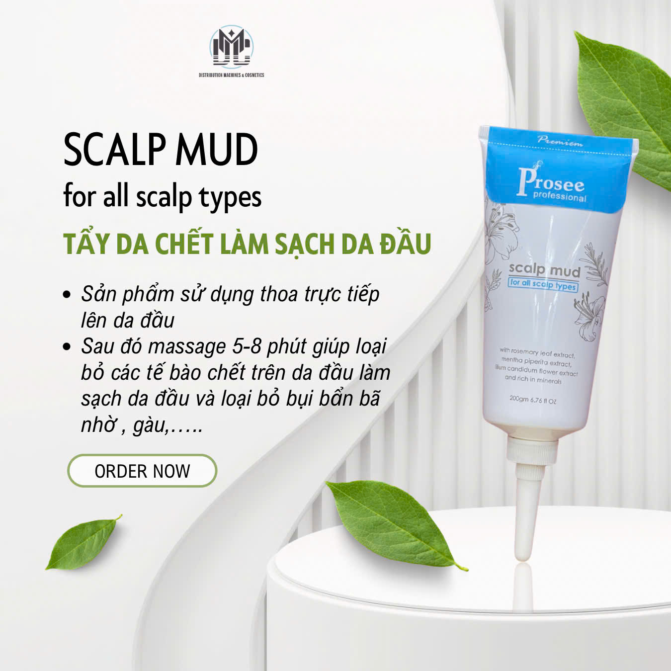Tẩy da chết da đầu Prosee tuýp 200g