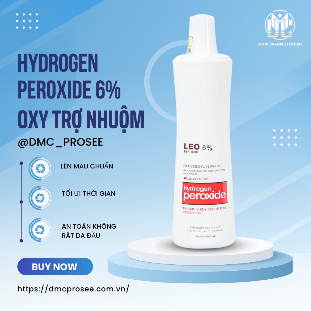 Oxy trợ nhuộm Leo 6% - Mẫu cũ