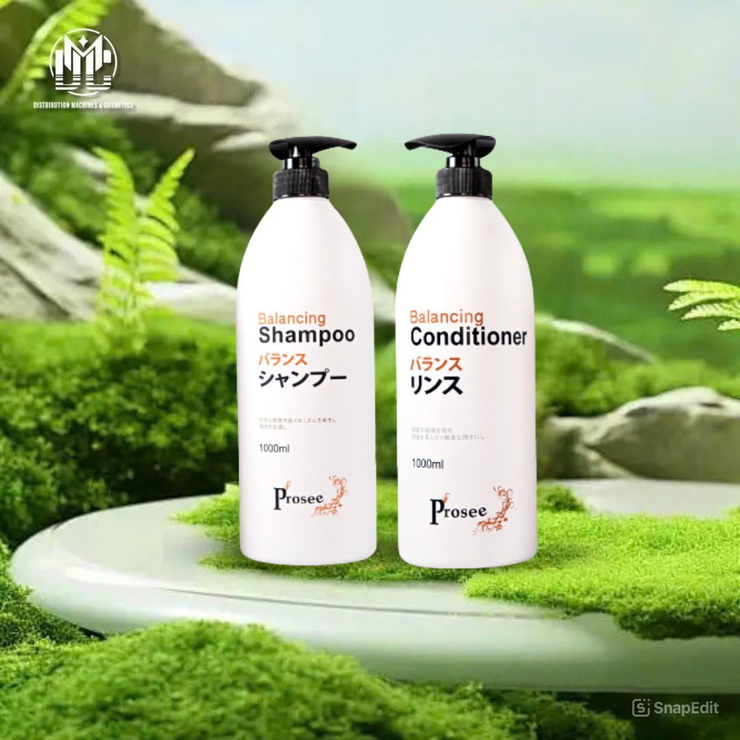 Cặp Dầu Gội Xả Prosee Trắng 1000ml AS14/AC14 – Cho Tóc Gàu & Da Đầu Nhờn