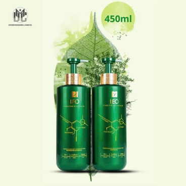 Cặp dầu gội xả đặc trị gàu, nhờn Leo xanh 450ml