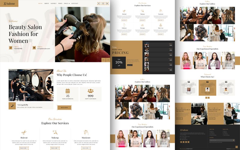 Salontoc.vn - Giải Pháp Thiết Kế Website &amp; Landing Page Chuyên Biệt Cho Salon Tóc