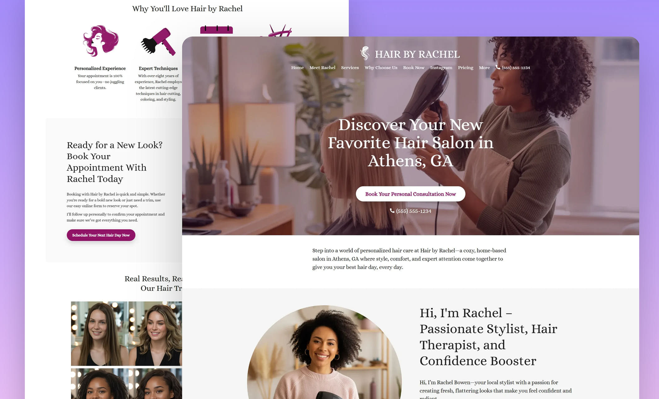 Vì Sao Salon Tóc Cần Website Hoặc Landing Page?