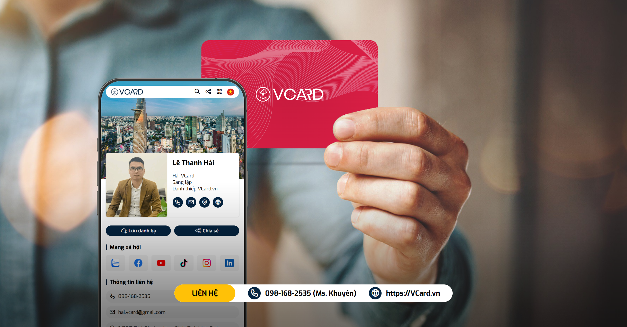 VCard.vn - Nền Tảng Danh Thiếp Điện Tử Thông Minh Dành Cho Cá Nhân &amp; Doanh Nghiệp